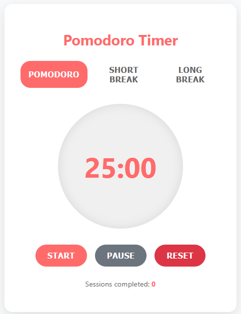 PomoBar HTML Prototype